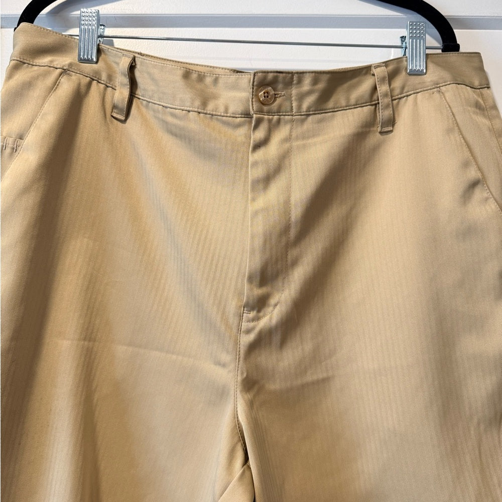 Fila Sport Tan Men's Flat Front Dry Fit Shorts Size 36