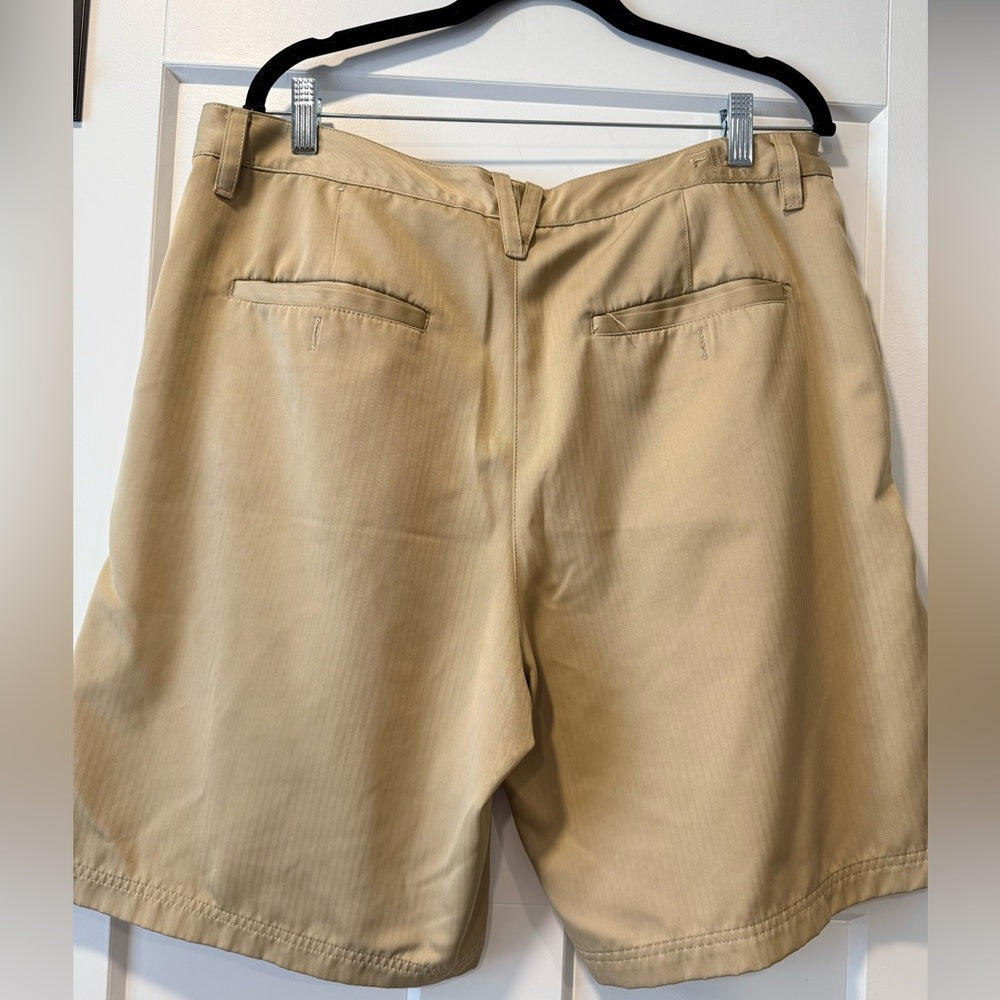 Fila Sport Tan Men's Flat Front Dry Fit Shorts Size 36