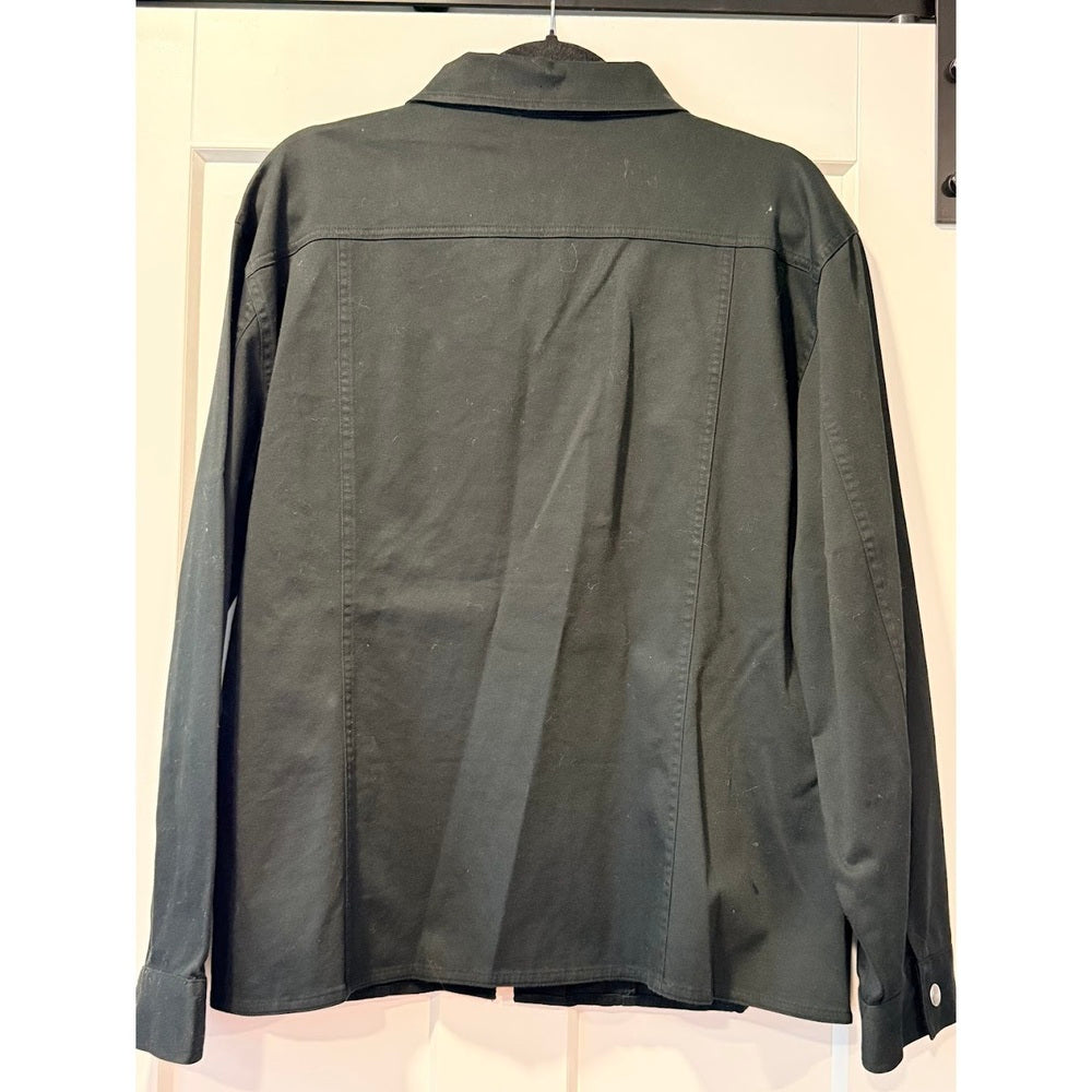 Chico's Black Stretch Jacket Ladies Size 3 (X-Large)