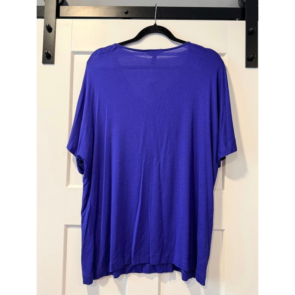 NWT Sparkly Soma Intimates Purple Knit Tunic Top Ladies Size Large