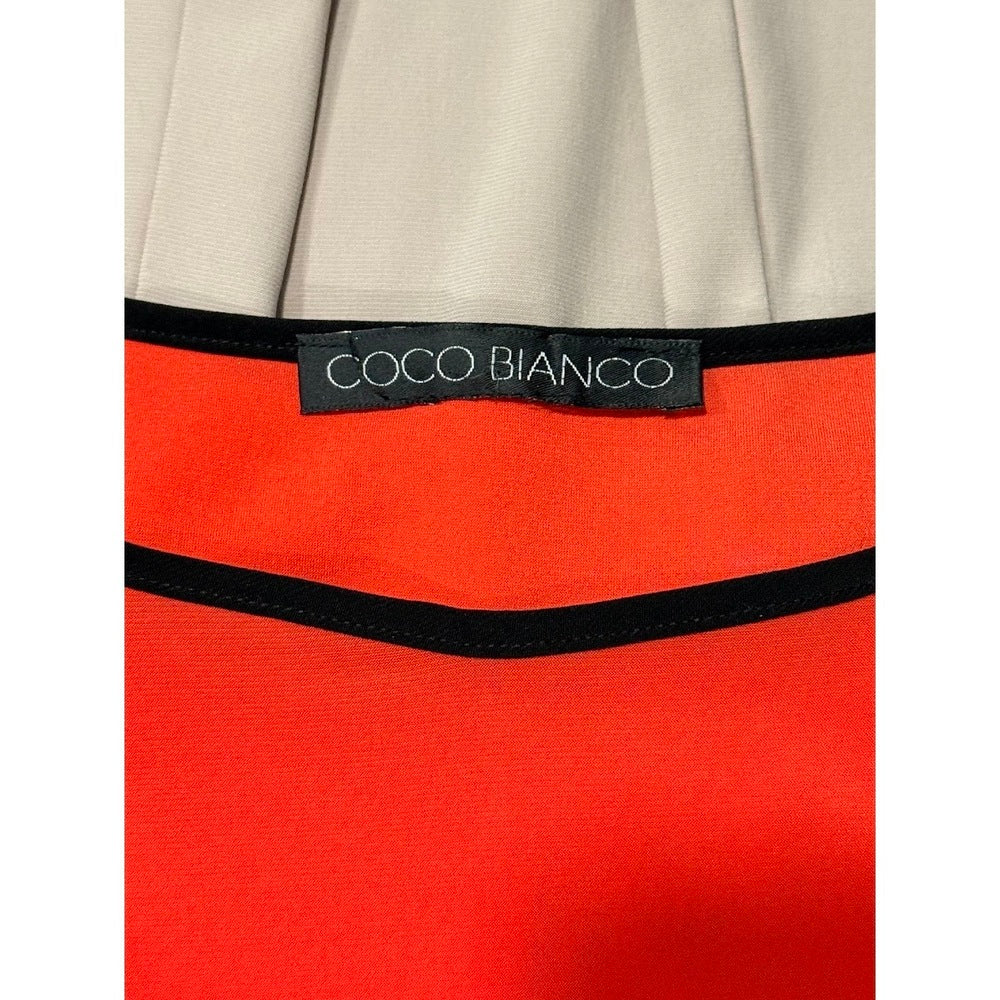 Color Block Coco Bianco Knit Tunic Ladies Size Medium