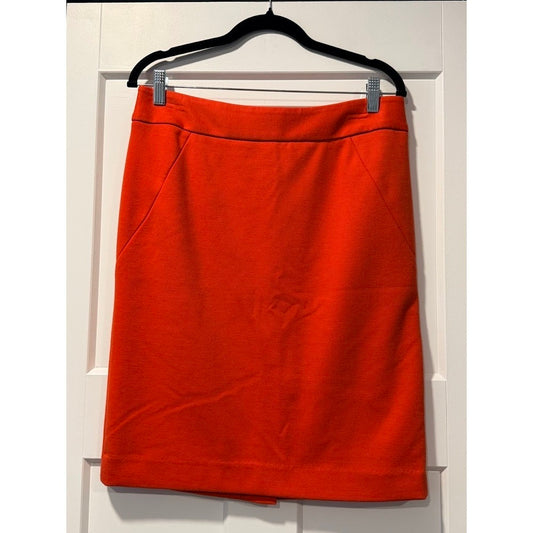 Premise Coral Double-Knit Stretch Pencil Skirt Ladies Size 8