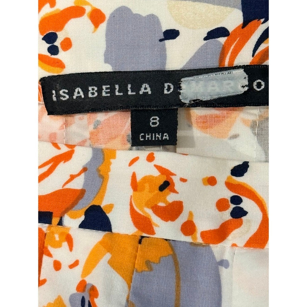 Isabella DeMarco Floral Pleated Skirt Ladies Size 8