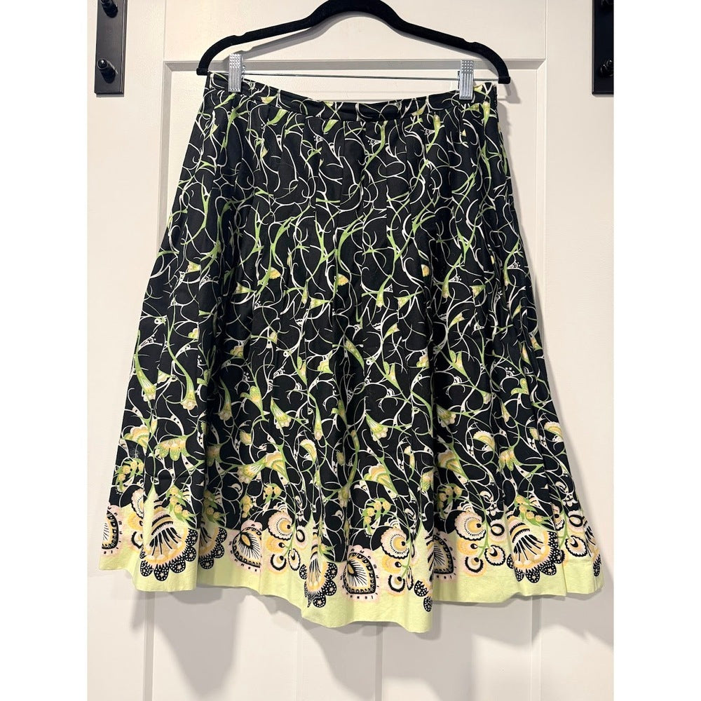 Isabella DeMarco Floral Pleated Skirt Ladies Size 8