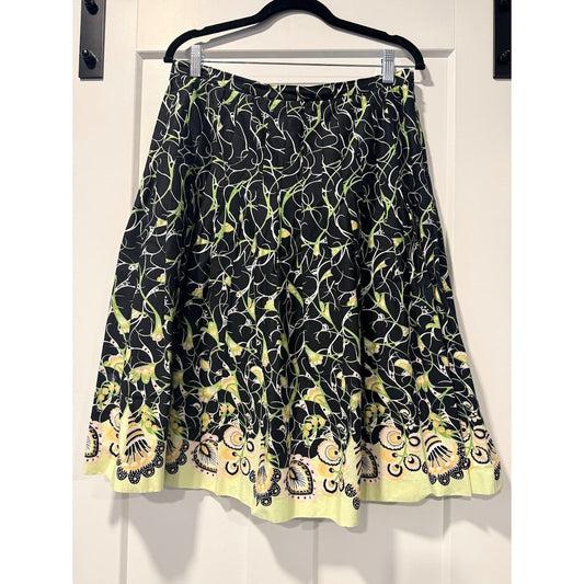 Isabella DeMarco Floral Pleated Skirt Ladies Size 8