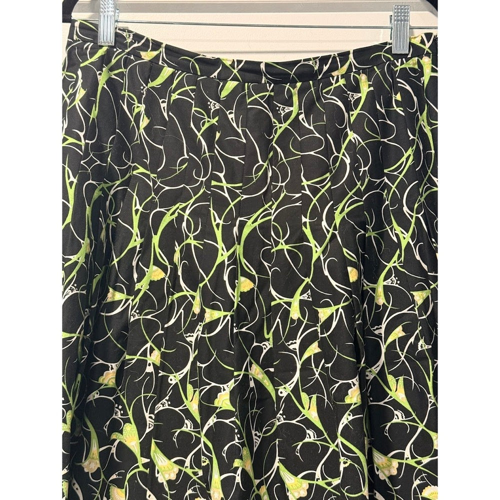 Isabella DeMarco Floral Pleated Skirt Ladies Size 8
