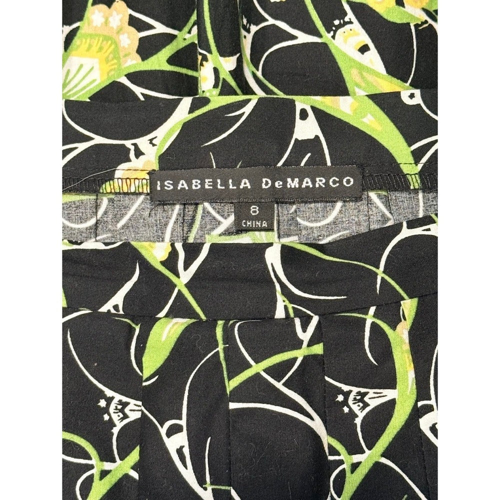 Isabella DeMarco Floral Pleated Skirt Ladies Size 8