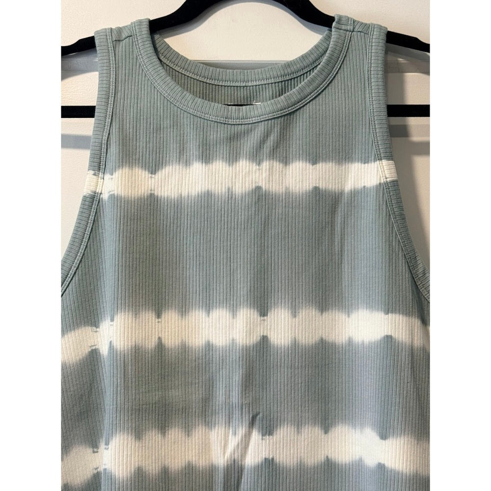 Maurices 24/7 Blue and White Tie-Dye Tank Ladies Size 2X