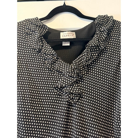 Adrianna Papell Silk Skirt & Blouse 2-Piece Set Ladies Sz 10