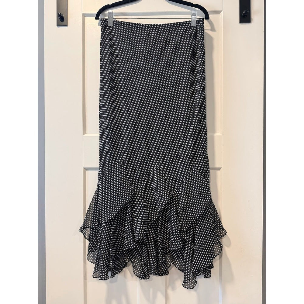 Adrianna Papell Silk Skirt & Blouse 2-Piece Set Ladies Sz 10