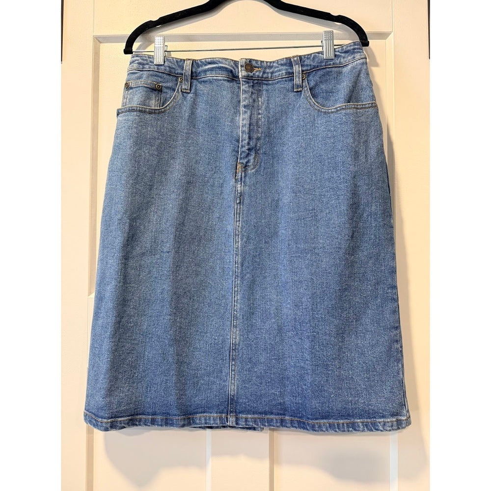 Vintage Chadwick's Denim Pencil Skirt Ladies Size 12