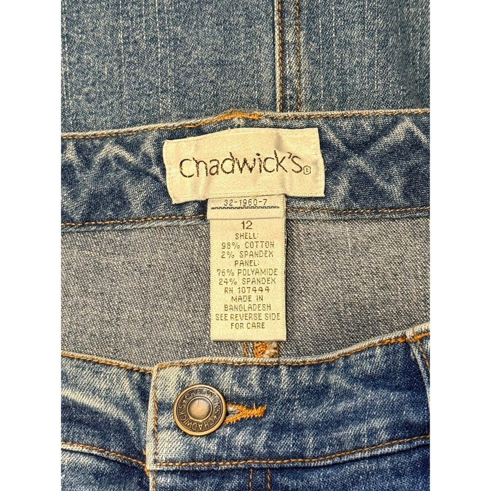 Vintage Chadwick's Denim Pencil Skirt Ladies Size 12
