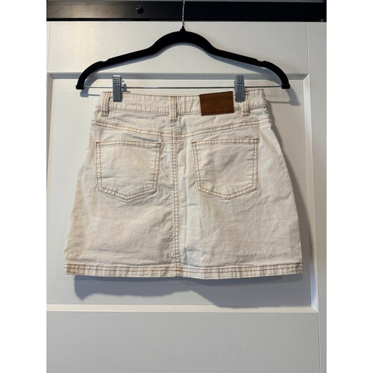 Madden Girl Cream Utility Skirt Girls Kids Size XL (12)