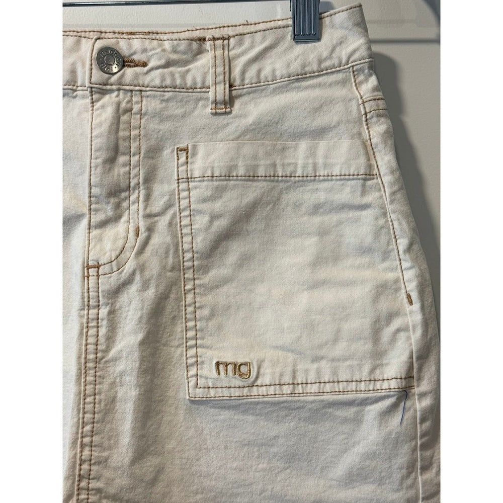 Madden Girl Cream Utility Skirt Girls Kids Size XL (12)