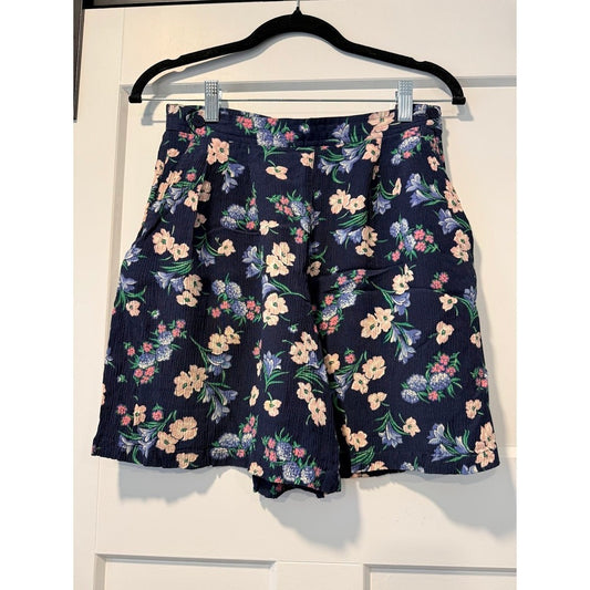 Vintage Liz Sport by Liz Claiborne Flowy Floral Shorts Ladies Size 2 Petite