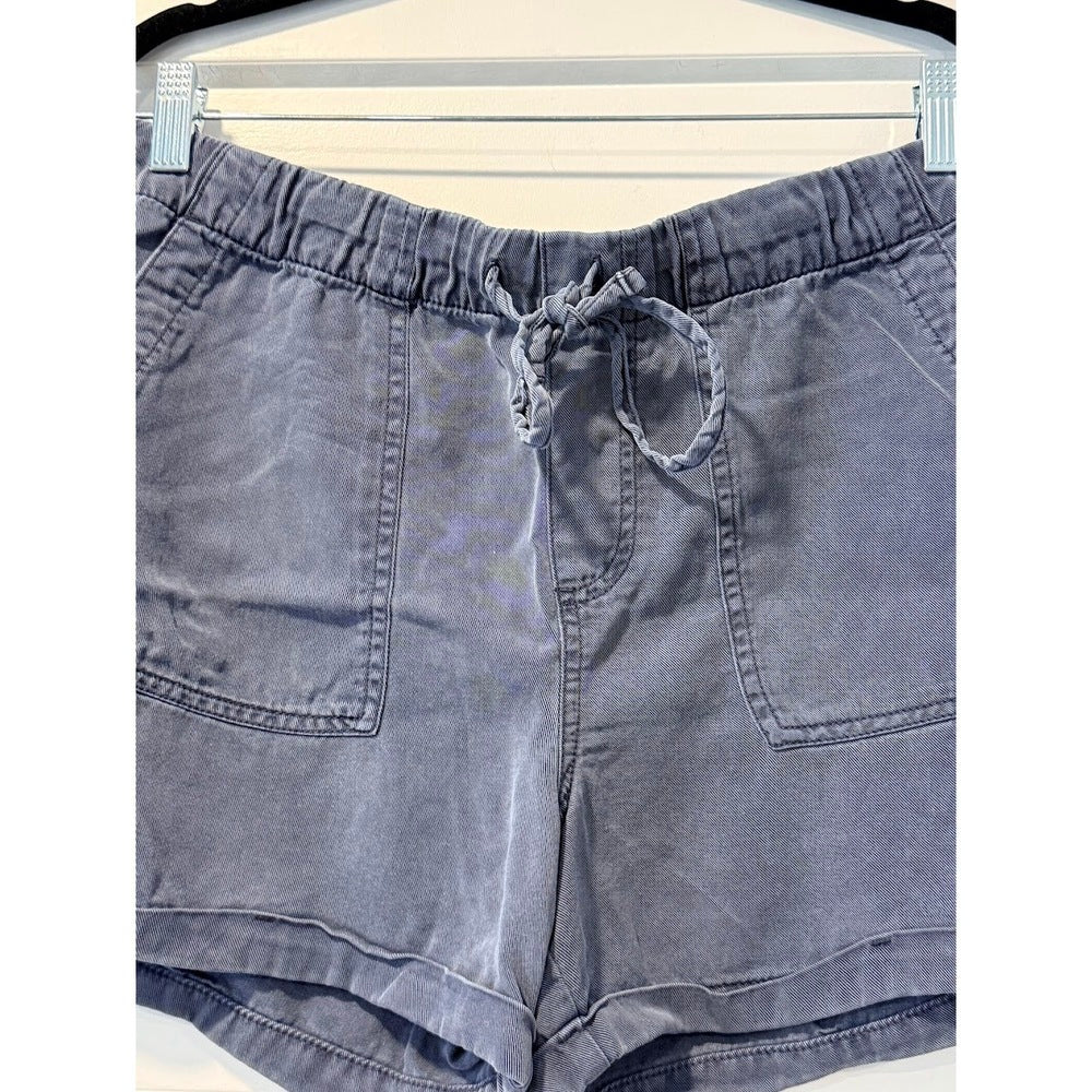 GAP Flowy Gray-Blue Lyocell Shorts Ladies Size Medium