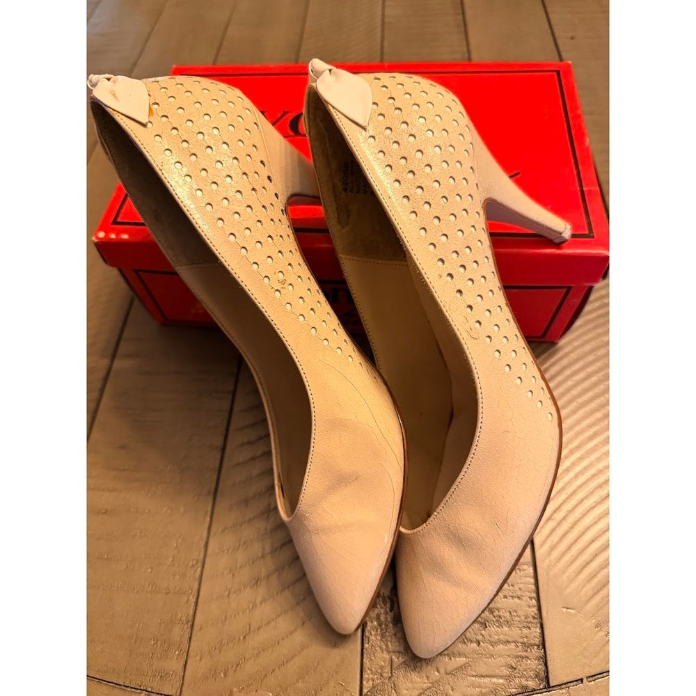 Vintage Avon Fashions Beige High Heels Ladies Size 10 M