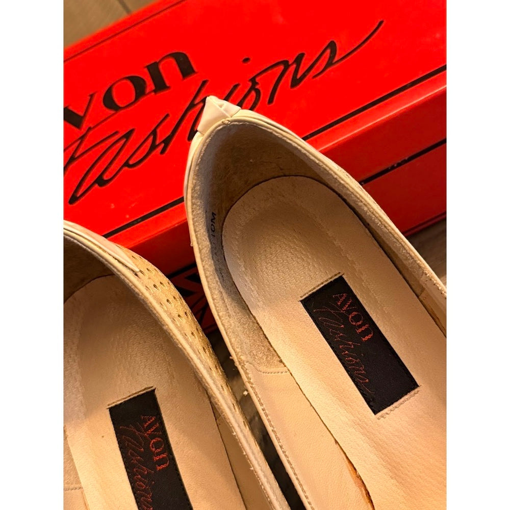 Vintage Avon Fashions Beige High Heels Ladies Size 10 M