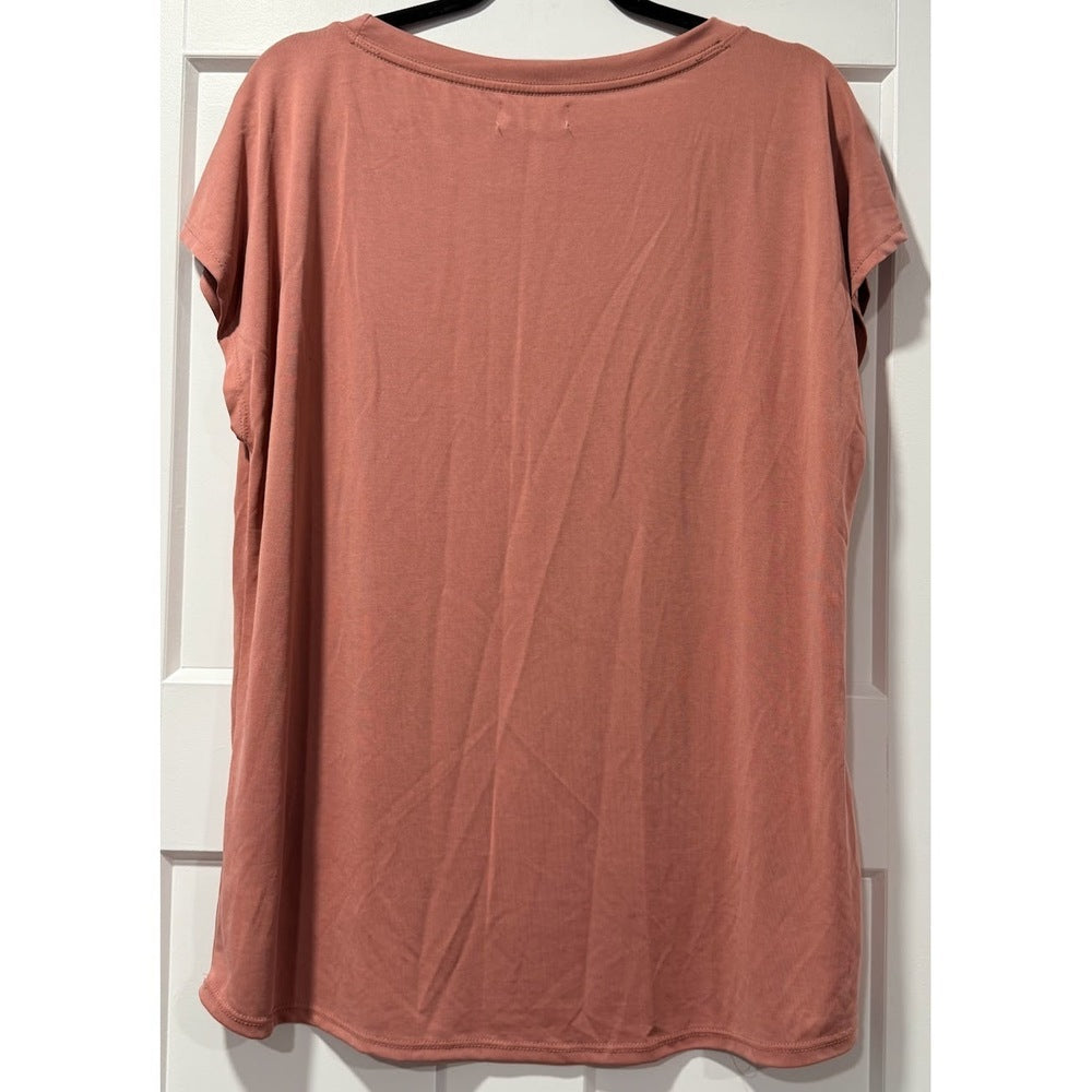 Maurices 24/7 Blush Pink Modal Short-Sleeve Tee Size XXL