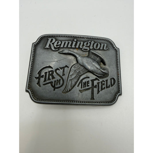 Remington First In The Field Belt Buckle