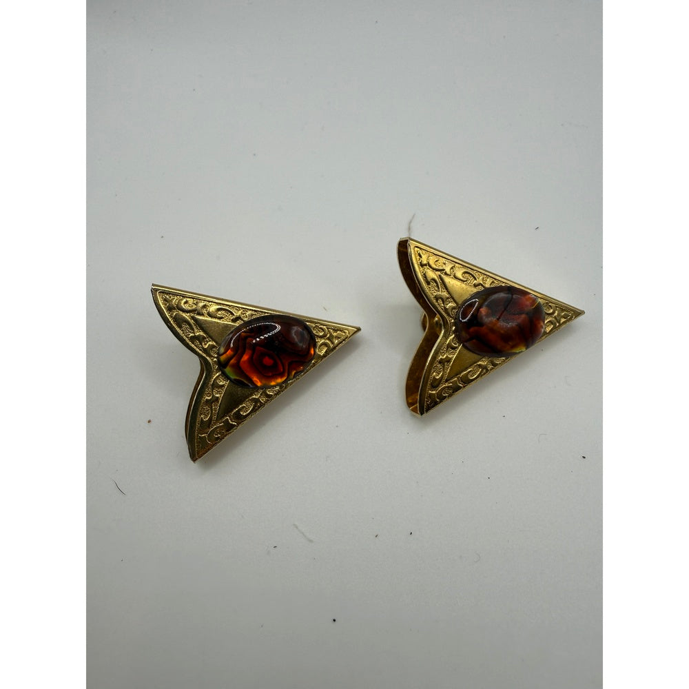 Vintage Golden Shirt Collar Tips