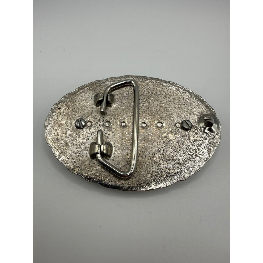 Vintage Silver w/ Precious Stone Belt Buckle