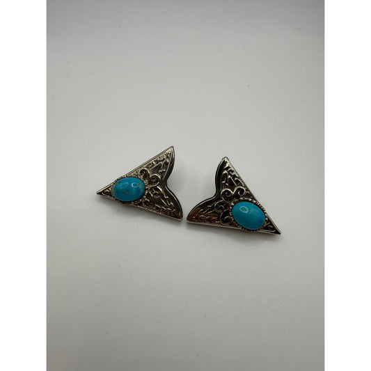Vintage Silver Shirt Collar Tips
