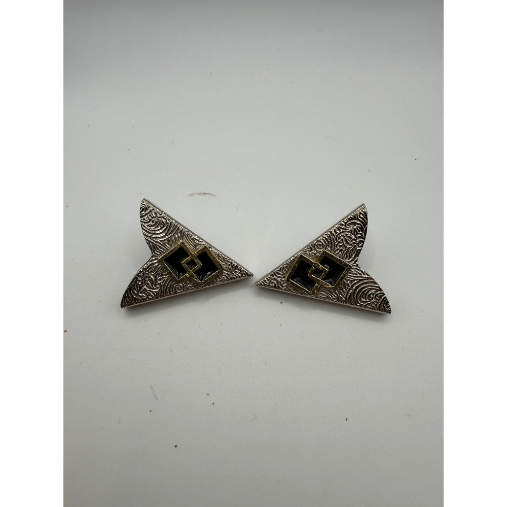 Vintage Silver Shirt Collar Tips