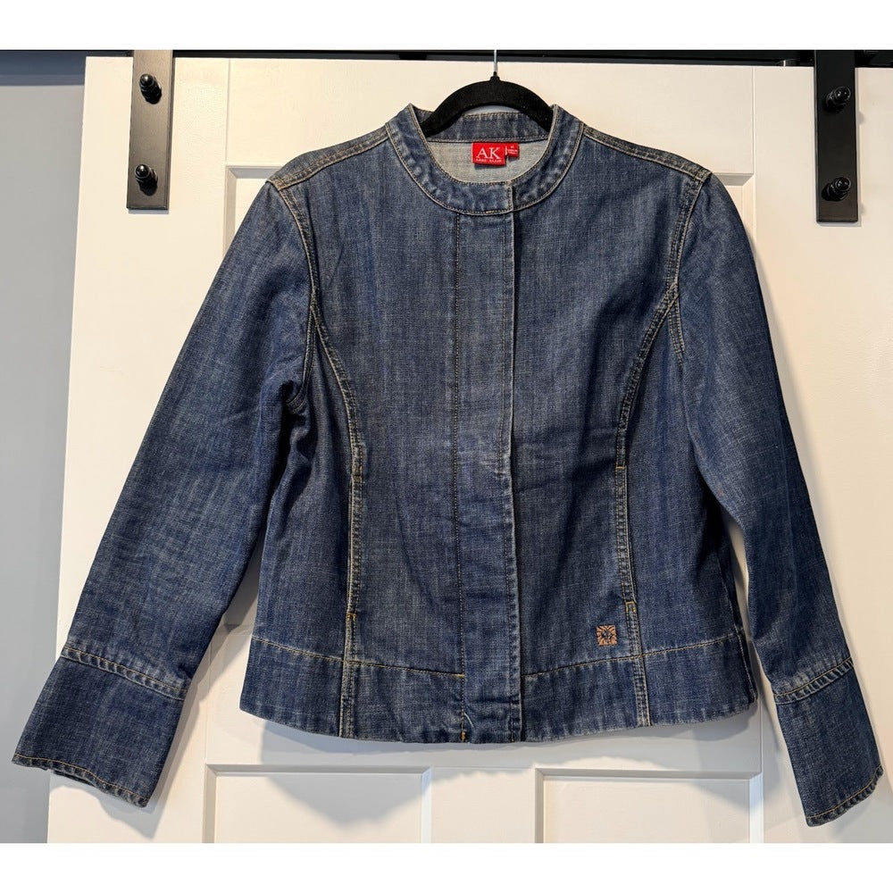 Anne Klein Denim Jean Jacket Ladies Size Medium
