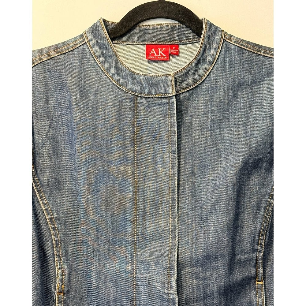 Anne Klein Denim Jean Jacket Ladies Size Medium