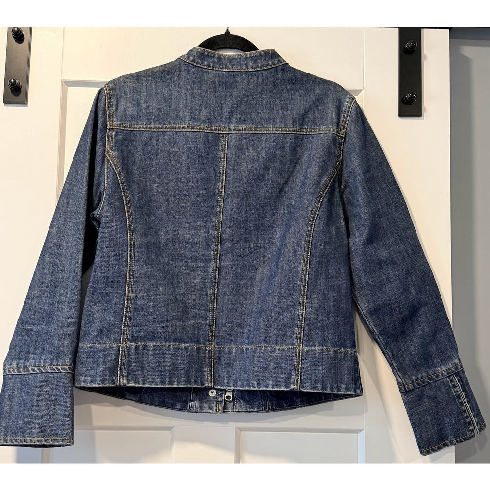 Anne Klein Denim Jean Jacket Ladies Size Medium