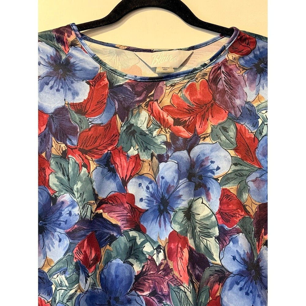 Vintage Floral Tie-Waist Half Apron