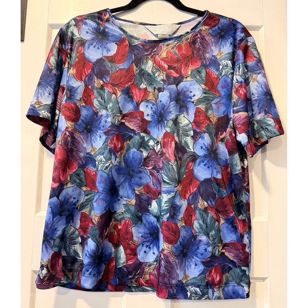 Vintage Floral Tie-Waist Half Apron