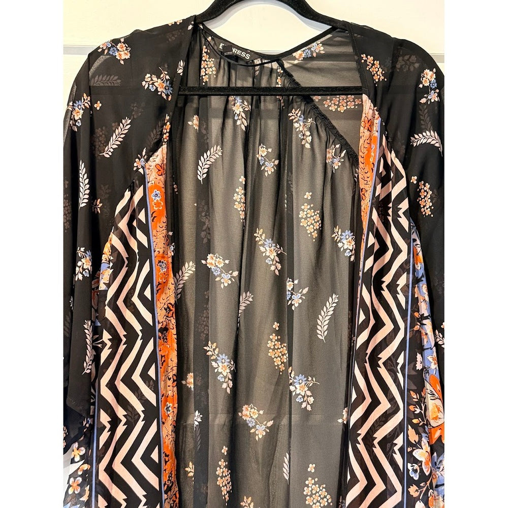 Vintage Floral Tie-Waist Half Apron