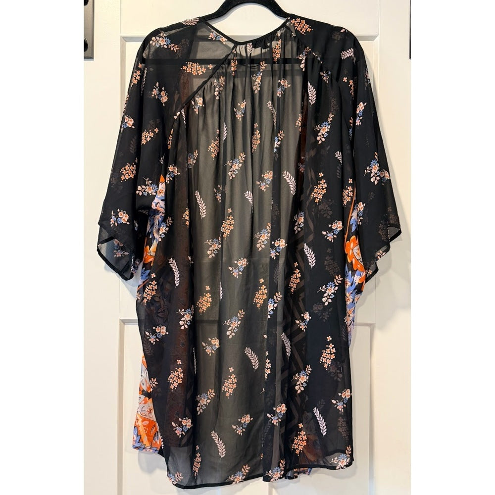 Vintage Floral Tie-Waist Half Apron