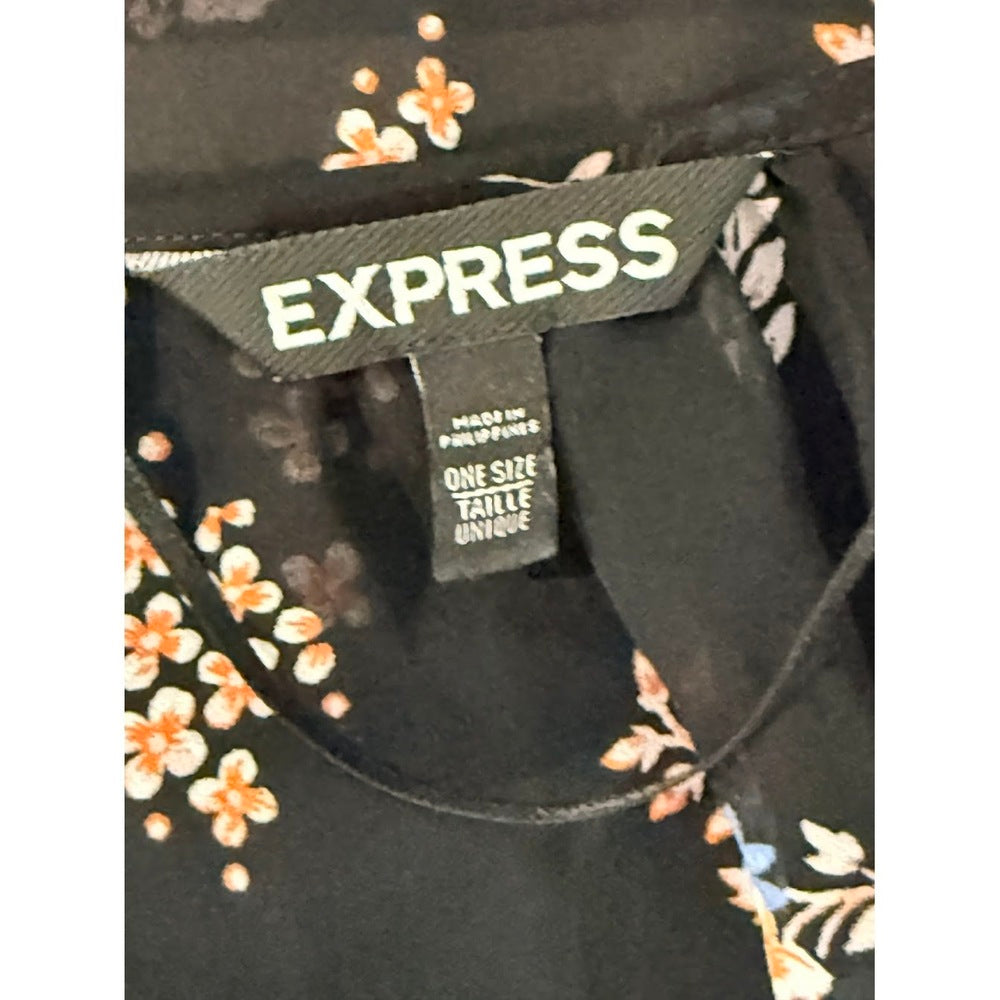 Vintage Floral Tie-Waist Half Apron