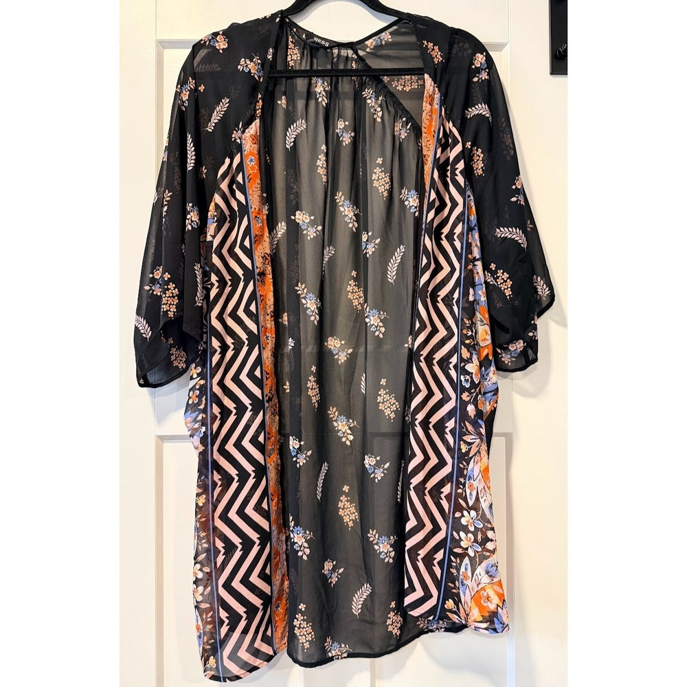 Vintage Floral Tie-Waist Half Apron