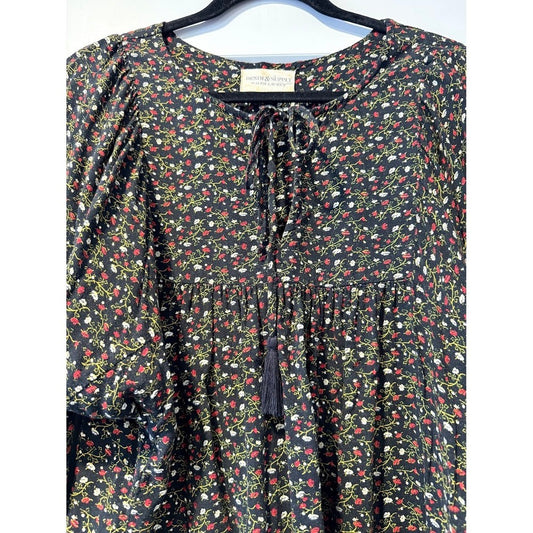 Ralph Lauren Denim & Supply Flowy Floral Blouse Ladies Size Small