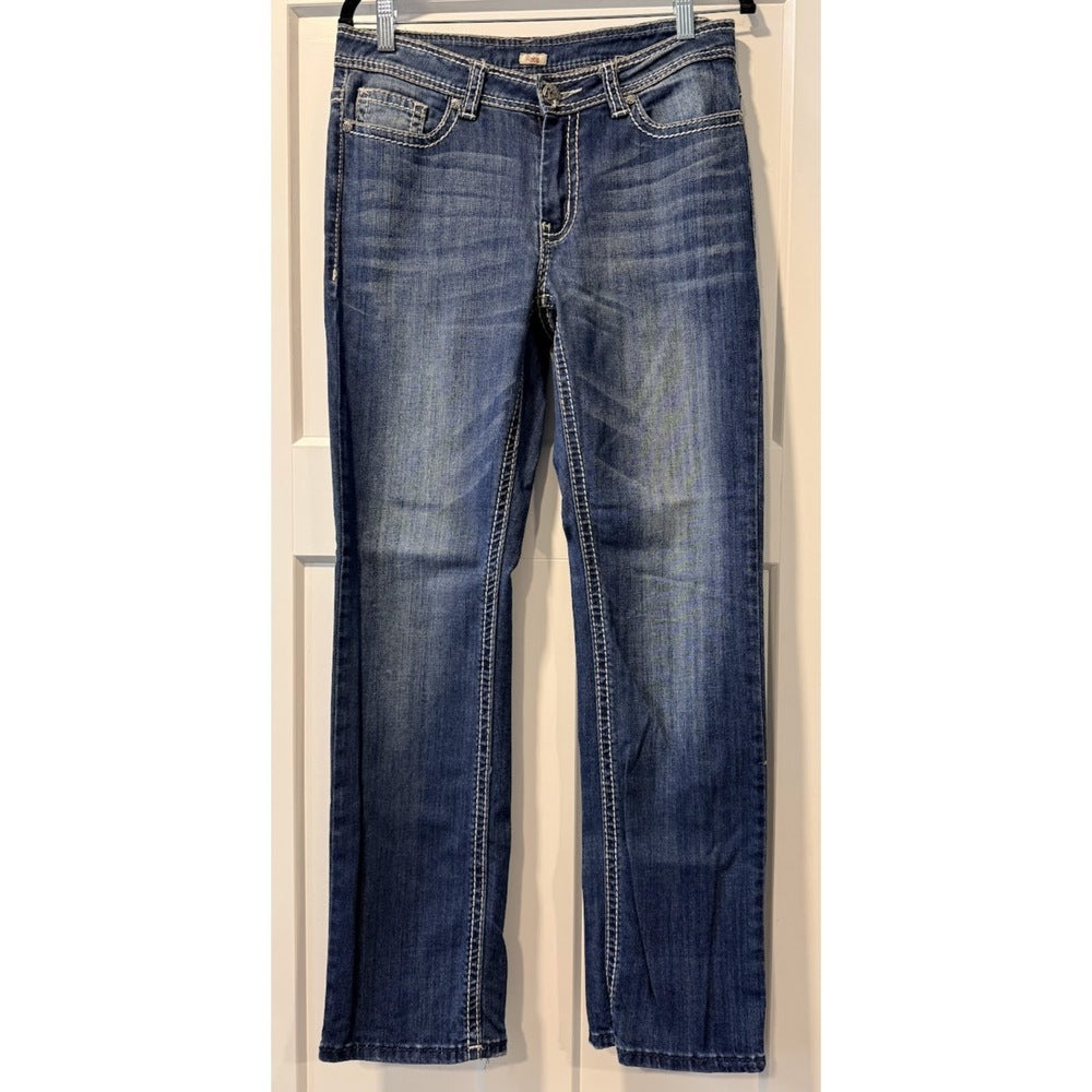 Reba Jeans With Blingy Embellished Pockets Ladies Size 4