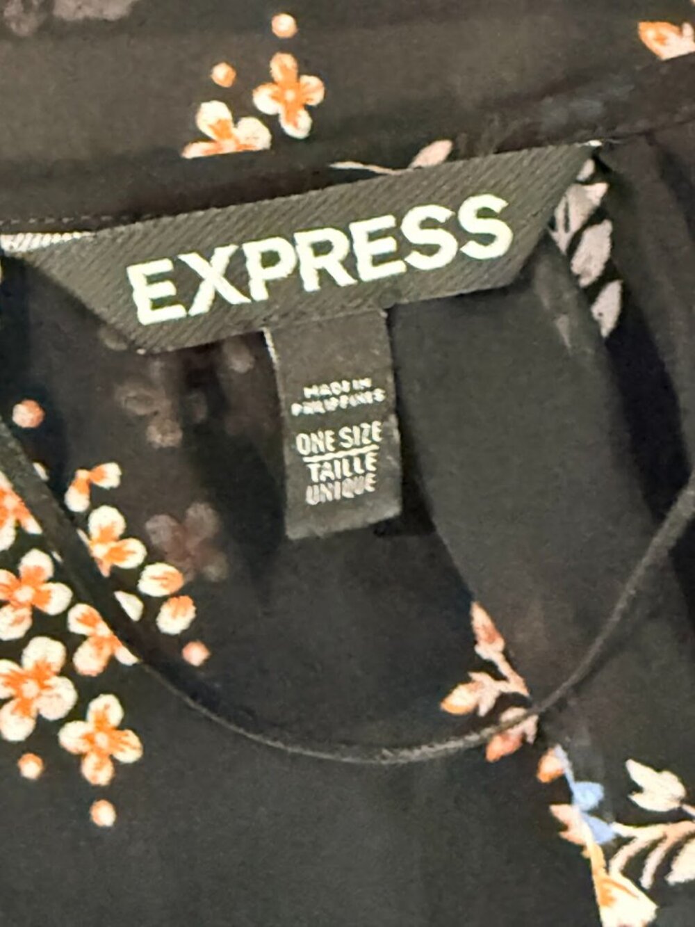 EXPRESS Sheer Floral Kimono