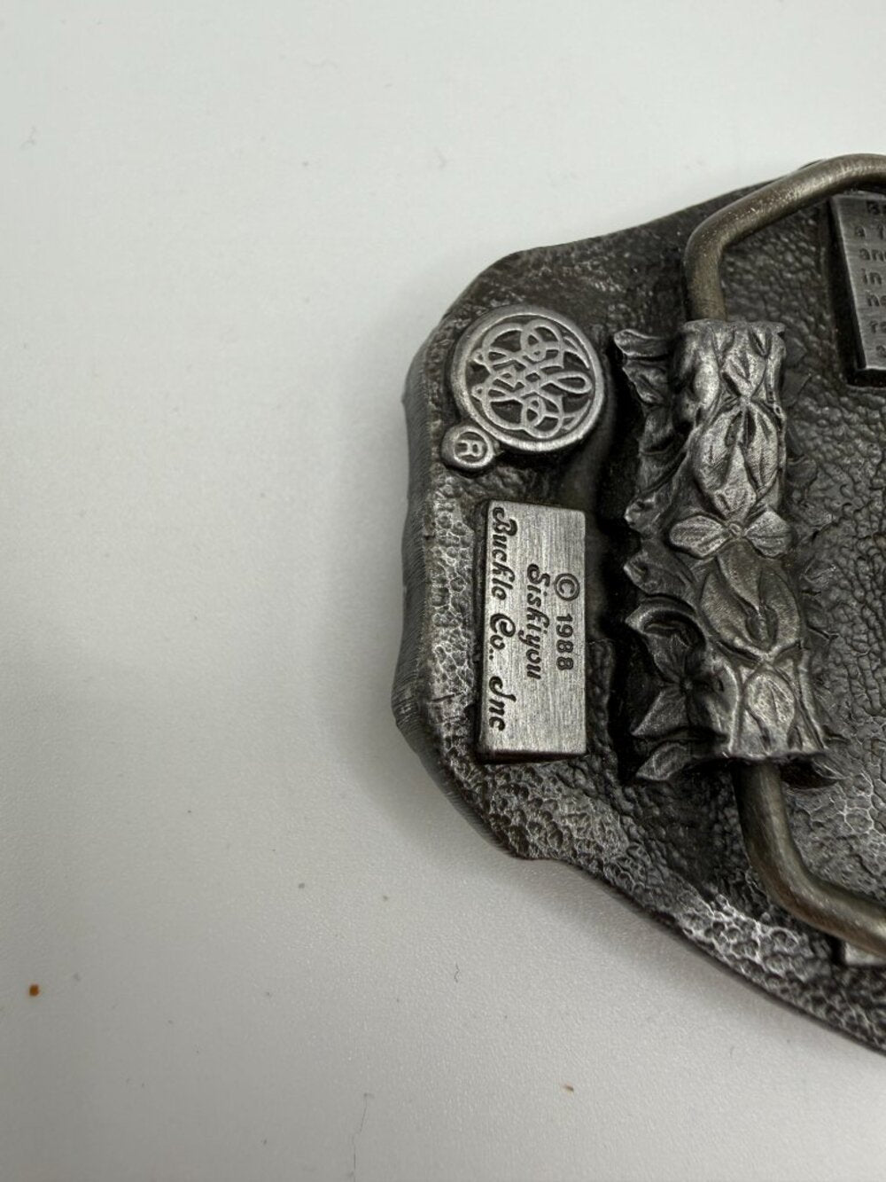 Limited Edition 1988 Western Hall of Fame Bat Masterson Siskiyou Belt Buckle