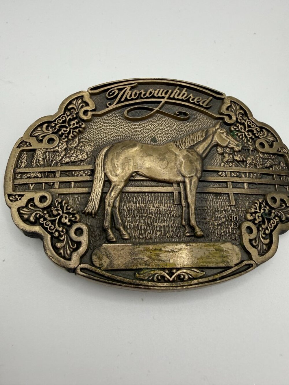 Vintage Limited Edition Thoroughbred Belt Buckle