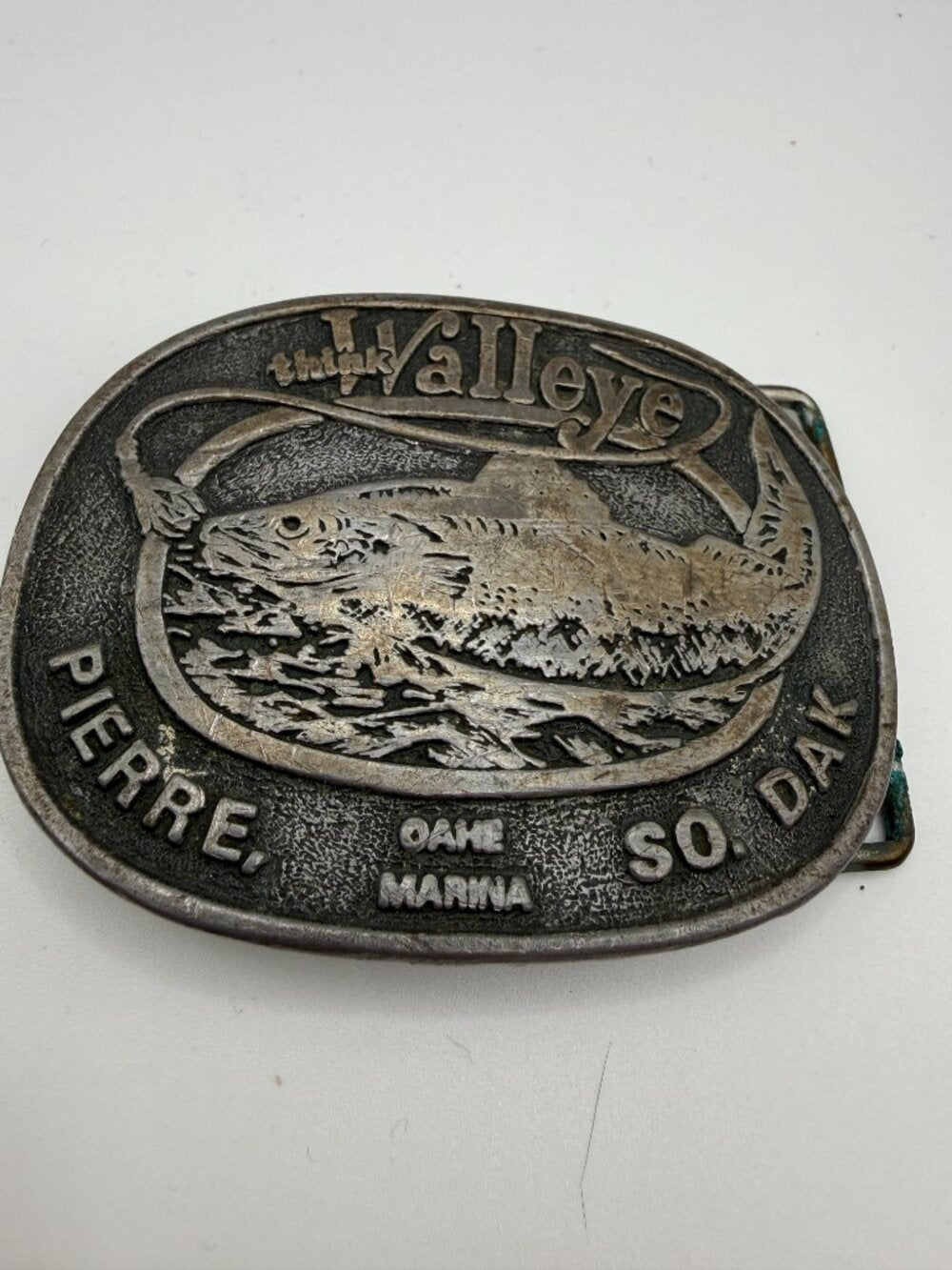Vintage Walleye Pierre, SD Belt Buckle