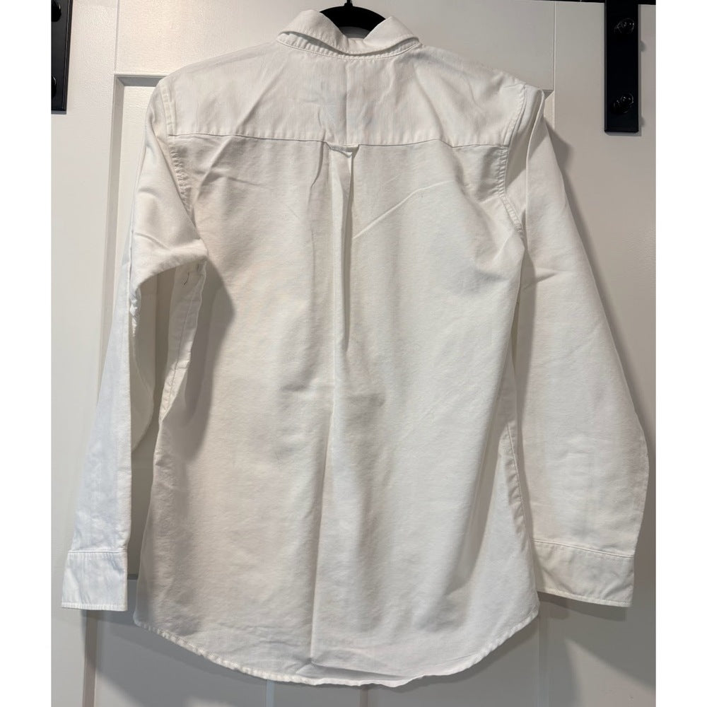 Nautica White Button-Front Oxford Shirt Boys Size 18