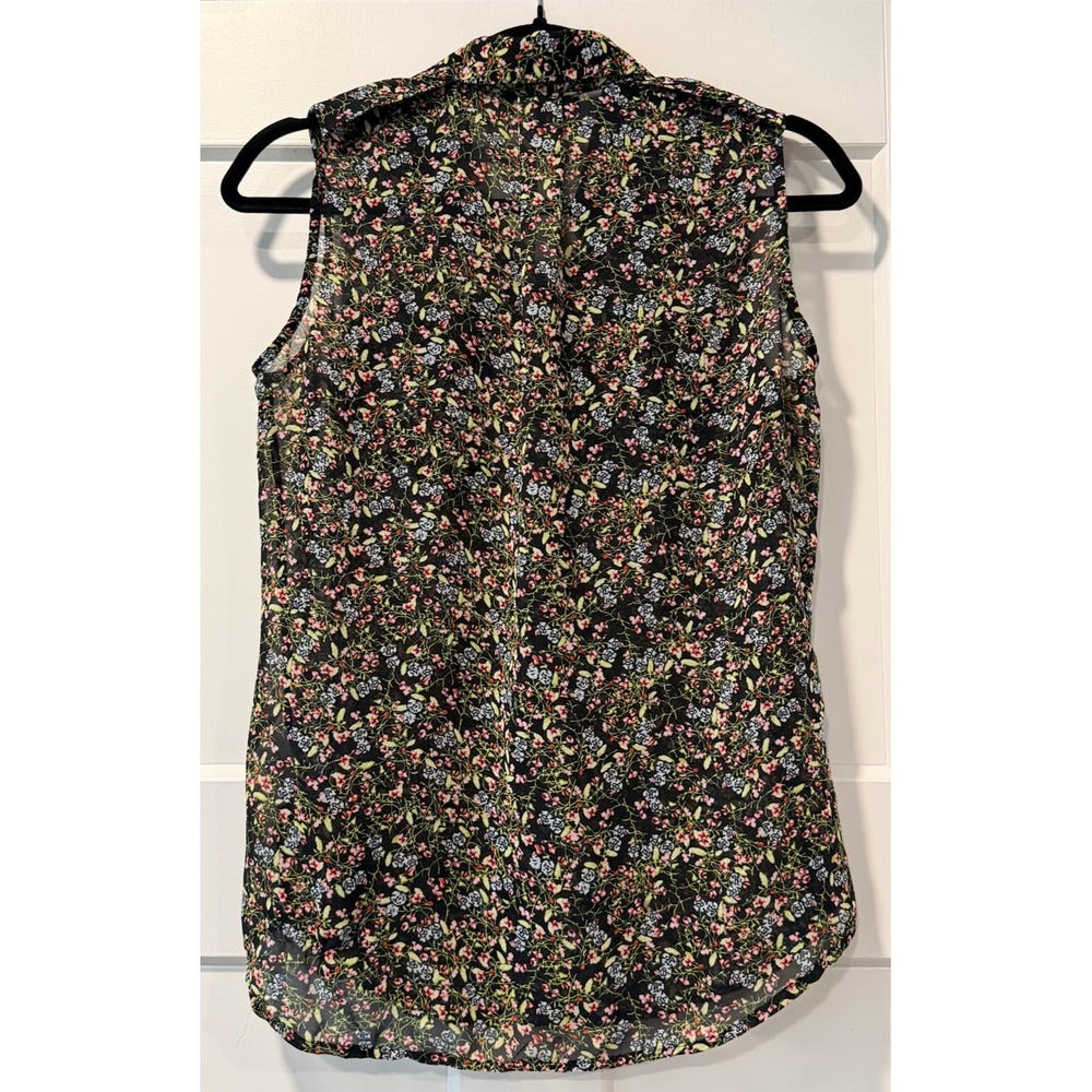 Banana Republic Sleeveless Floral Flowy Tank Top Ladies Size XS