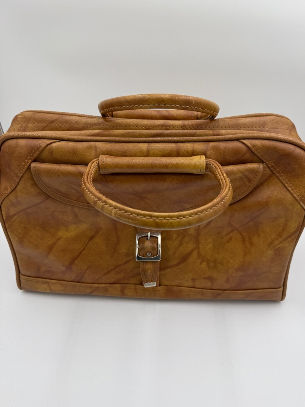 Vintage American Tourister Tan overnight bag