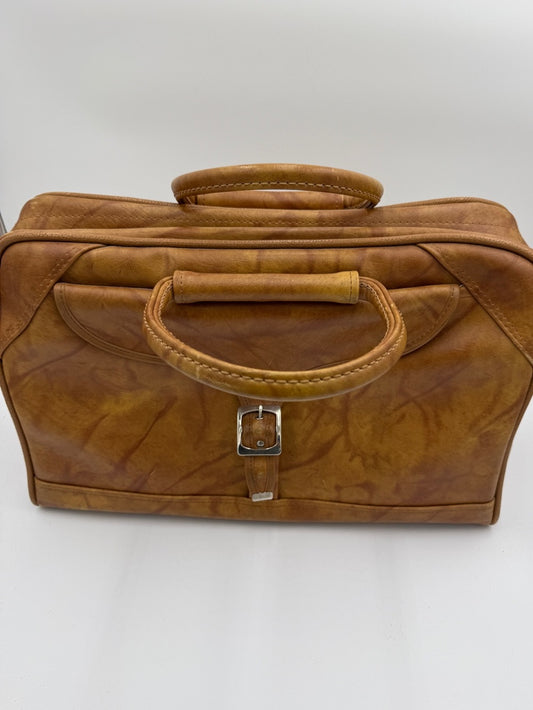 Vintage American Tourister Tan overnight bag