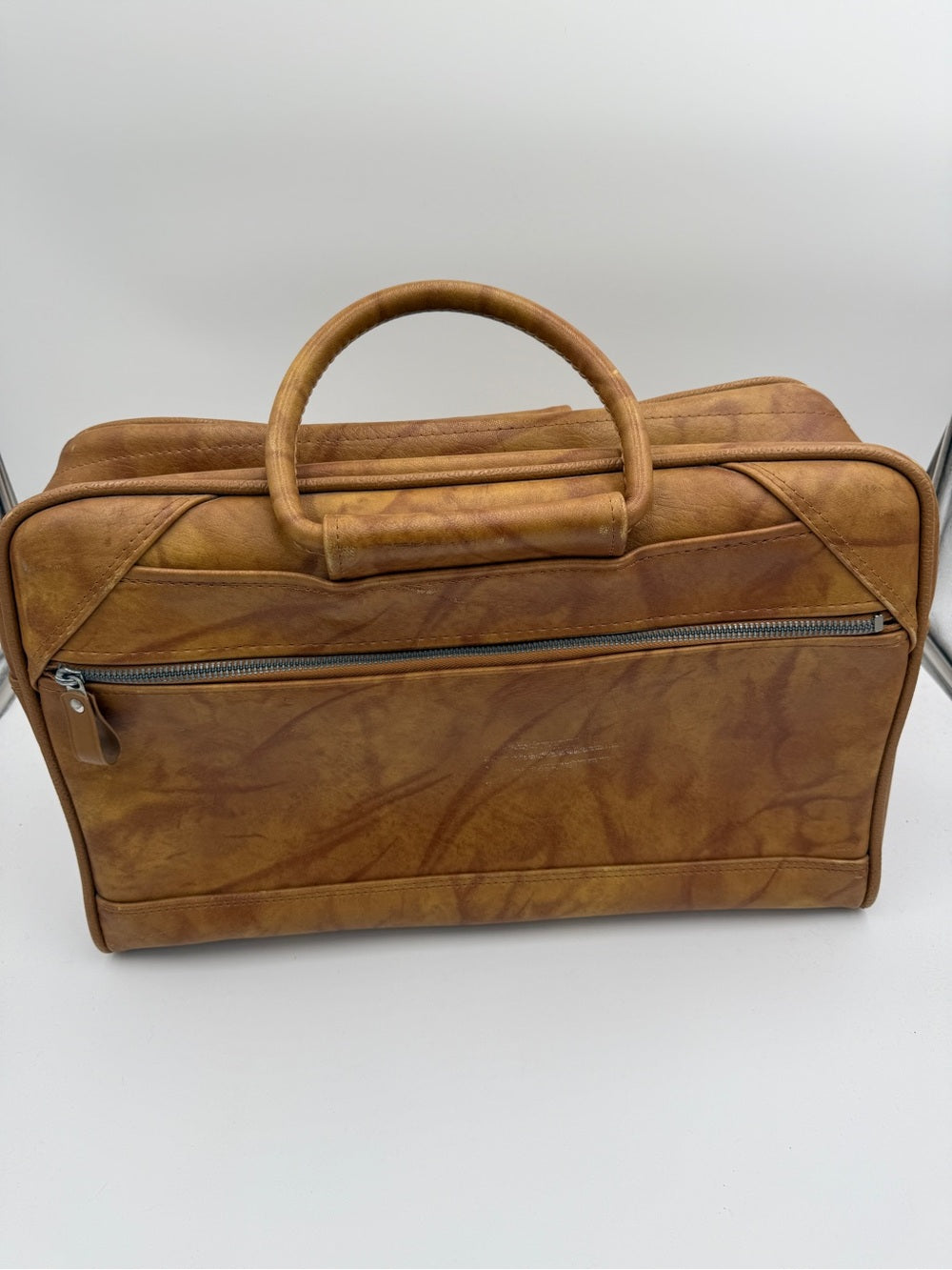 Vintage American Tourister Tan overnight bag