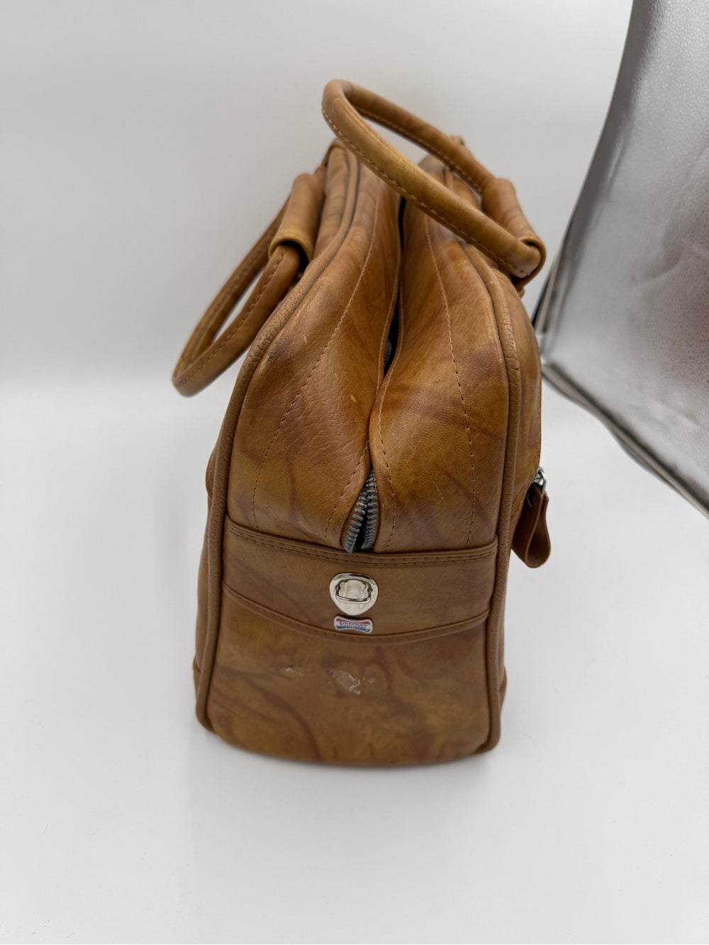 Vintage American Tourister Tan overnight bag