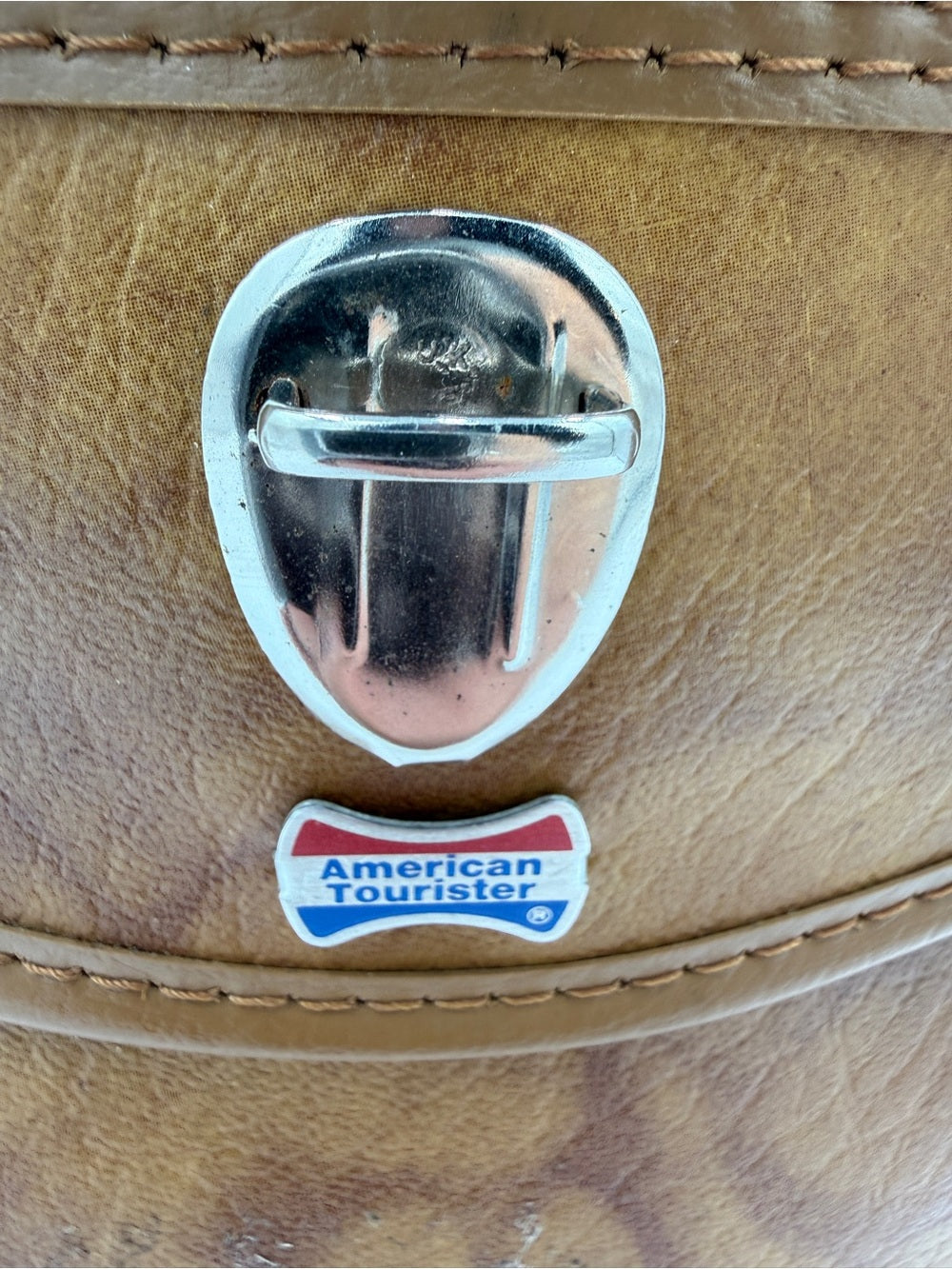 Vintage American Tourister Tan overnight bag